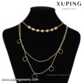 42961-fashion jewelry italy 14k gold klumpige legierung halskette